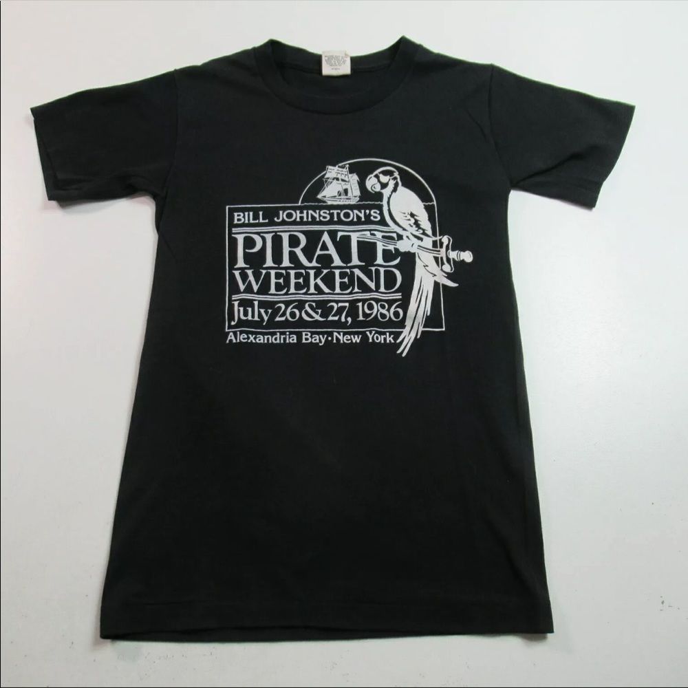 🦜 • RARE • VINTAGE • 80s • Bill Johnston’s Pirate Weekend • Alexandria NY • 🦜
